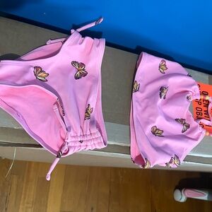 Old Navy Pink Butterfly Kids Shorts Sz Sz 3-6 years girl old navy